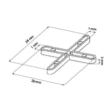 Load image into Gallery viewer, Separador cruceta X - Junta 1 mm
